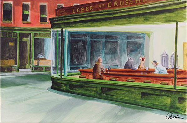 artworks nighthawks home decor handpainted &hd print oil painting on canvas wall art canvas pictures 210118
artworks nighthawks home decor handpainted &hd print oil painting on canvas wall art canvas pictures 210118