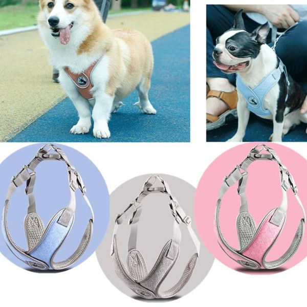 dog harness reflective chest vest for small medium dog breathable harness vest puppy dogs chest strap supplies