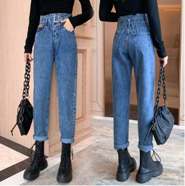 women's jeans 2021 est autumn blue girlfriend jean for women high waist plus size mujer mom cowboy denim harem pants with sashes 2xl1
women's jeans 2021 est autumn blue girlfriend jean for women high waist plus size mujer mom cowboy denim harem pants with sashes 2xl1