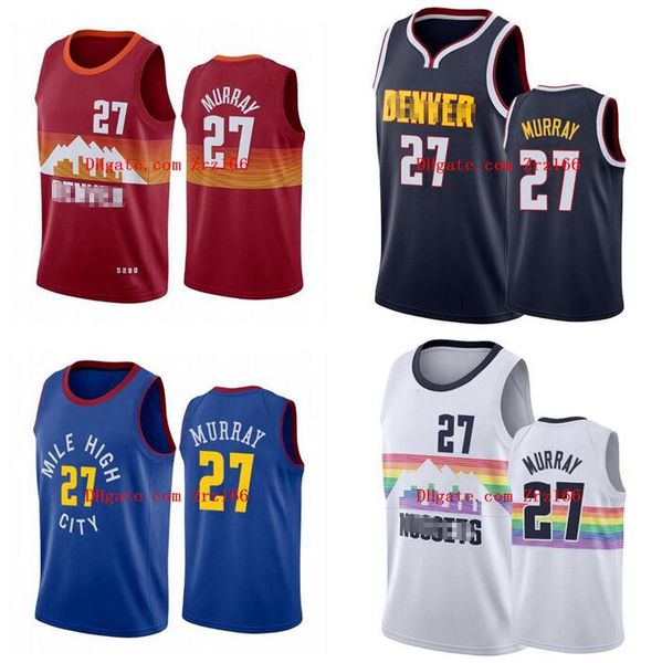 men basketball denver nuggets 27 jamal murray white 2020-21 city jersey and shorts, Black;red
men basketball denver nuggets 27 jamal murray white 2020-21 city jersey and shorts, Black;red