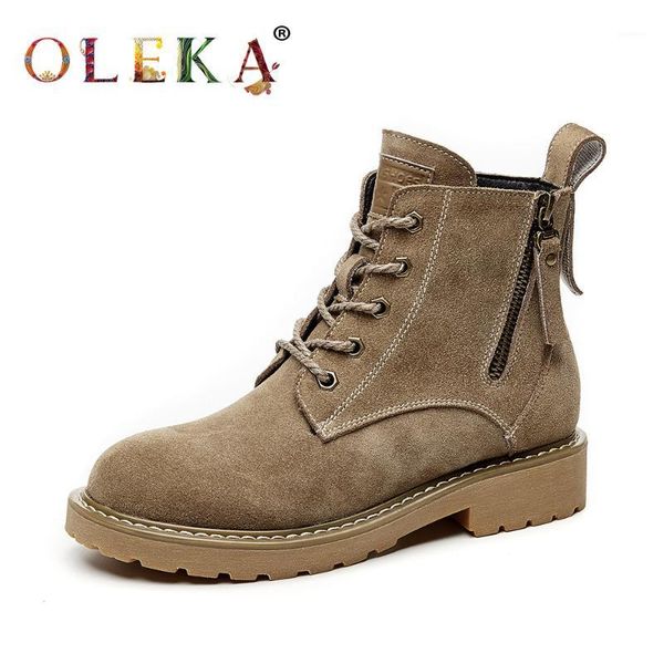 oleak leather ankle spring/autumn boots women platform chain round toe ladies boots leisure style basic new shoes 20201, Black
oleak leather ankle spring/autumn boots women platform chain round toe ladies boots leisure style basic new shoes 20201, Black