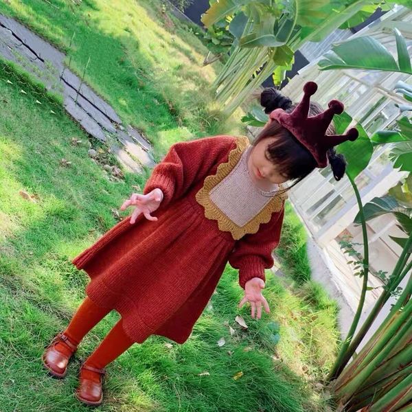 2021 new spring girl sweater dress caramel color long puff sleeve knitted wool dress children clothing e01, Red;yellow
2021 new spring girl sweater dress caramel color long puff sleeve knitted wool dress children clothing e01, Red;yellow