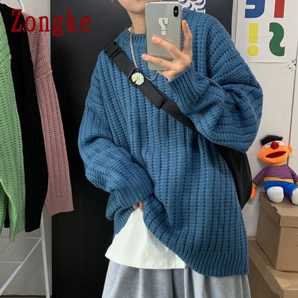 men's sweaters zongke solid striped knit sweater men clothing 2021 fashion harajuku pullover mens for korean clothes -2xl, White;black
men's sweaters zongke solid striped knit sweater men clothing 2021 fashion harajuku pullover mens for korean clothes -2xl, White;black