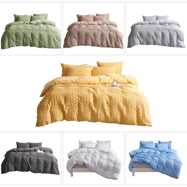 bedding sets luxury fashion seersucker king double size satin comfortable silk single bed kit quilt covers pillowcases
bedding sets luxury fashion seersucker king double size satin comfortable silk single bed kit quilt covers pillowcases