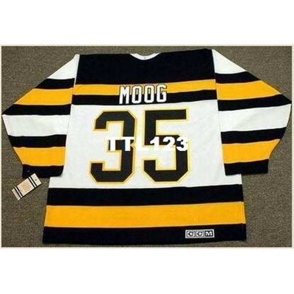 740s #35 andy moog boston bruins 1992 ccm vintage retro home hockey jersey or custom any name or number retro jersey, Black
740s #35 andy moog boston bruins 1992 ccm vintage retro home hockey jersey or custom any name or number retro jersey, Black