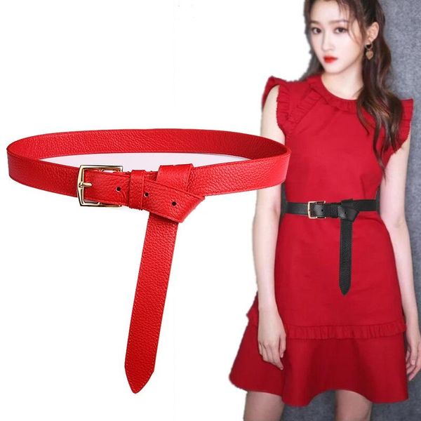 korean style width:2.5cm ladies belt black/red narrow real leather belt for dress pants girdle length:108cm, Black;brown
korean style width:2.5cm ladies belt black/red narrow real leather belt for dress pants girdle length:108cm, Black;brown