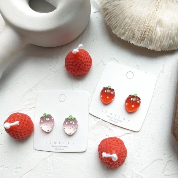 stud 2021 trend earring for women korean summer fruit strawberry transparent lovely mini jewelry gifts the year, Golden;silver
stud 2021 trend earring for women korean summer fruit strawberry transparent lovely mini jewelry gifts the year, Golden;silver