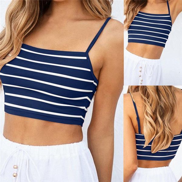 echoshine summer tank women sleeveless casual stripe camis vest tankcrop women mujer verano 2019 a20, White
echoshine summer tank women sleeveless casual stripe camis vest tankcrop women mujer verano 2019 a20, White
