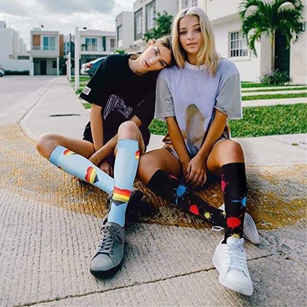 sports socks cycling compression for men and women durable ed889, Black
sports socks cycling compression for men and women durable ed889, Black