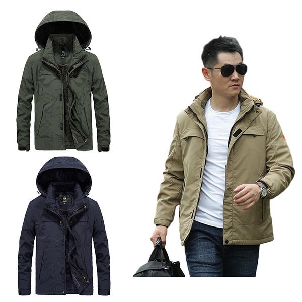 men jacket casual jackets winter coats and jackets protect against the wind and cold add wool warm, Black;brown
men jacket casual jackets winter coats and jackets protect against the wind and cold add wool warm, Black;brown
