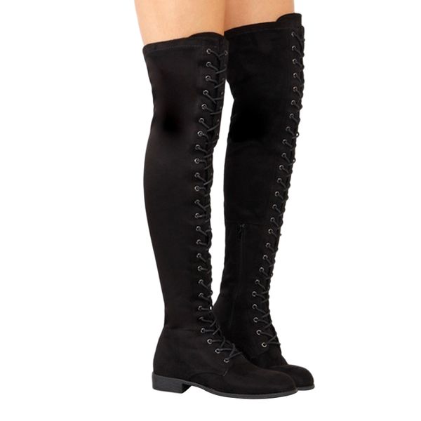 2019 new snow boots women boots winter shoes over the knee winter shoes suede women female botas mujer, Black
2019 new snow boots women boots winter shoes over the knee winter shoes suede women female botas mujer, Black