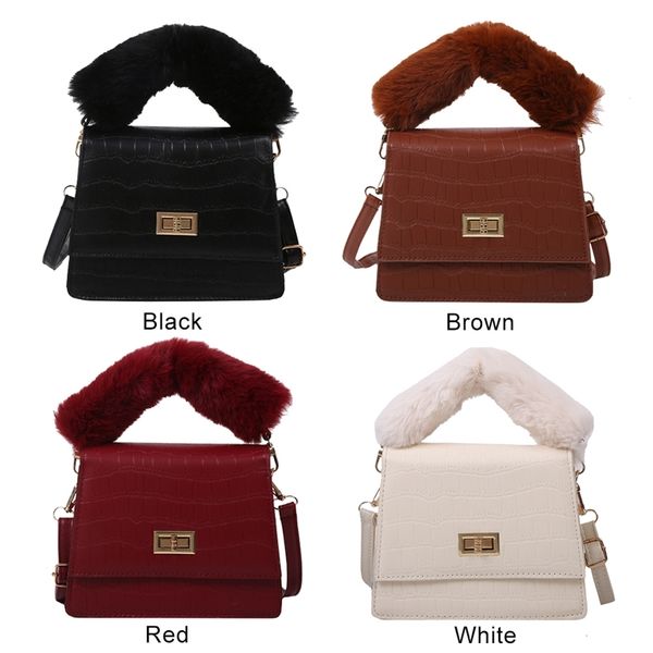 plush handle solid shoulder handbag trunks women stone pattern pu crossbody bag fashion exquisite shopping bag
plush handle solid shoulder handbag trunks women stone pattern pu crossbody bag fashion exquisite shopping bag