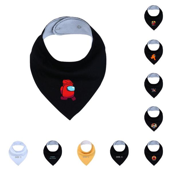 baby bib handkerchief among us game print cotton children's double triangle scarf boys girls bibs scarf saliva towels burp cloths e1218
baby bib handkerchief among us game print cotton children's double triangle scarf boys girls bibs scarf saliva towels burp cloths e1218