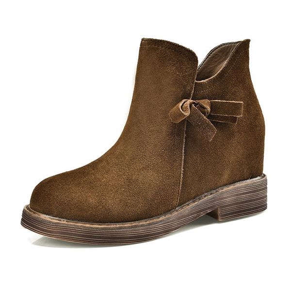 2021 fashion women leather boots ladies casual shoes cow suede booties autumn women boots, Black
2021 fashion women leather boots ladies casual shoes cow suede booties autumn women boots, Black