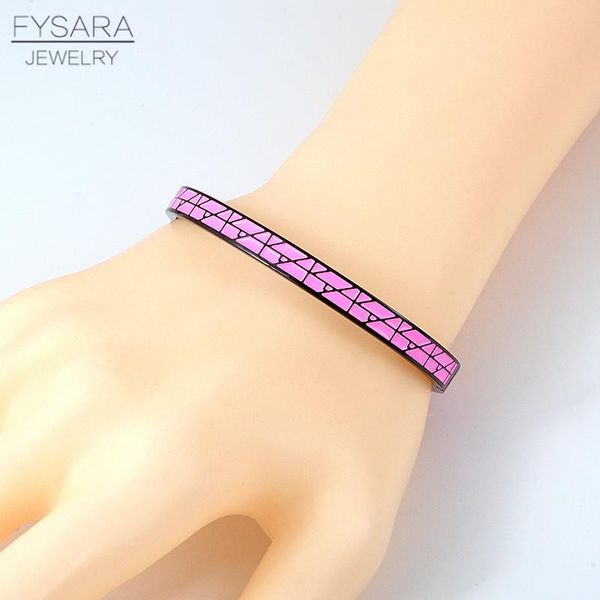 fysara multi цветная смола геометрические браслеты браслеты из нержавеющей стали эмаль манжеты браслеты золотые браслеты для женщин мужчин ю, Black
fysara multi цветная смола геометрические браслеты браслеты из нержавеющей стали эмаль манжеты браслеты золотые браслеты для женщин мужчин ю, Black