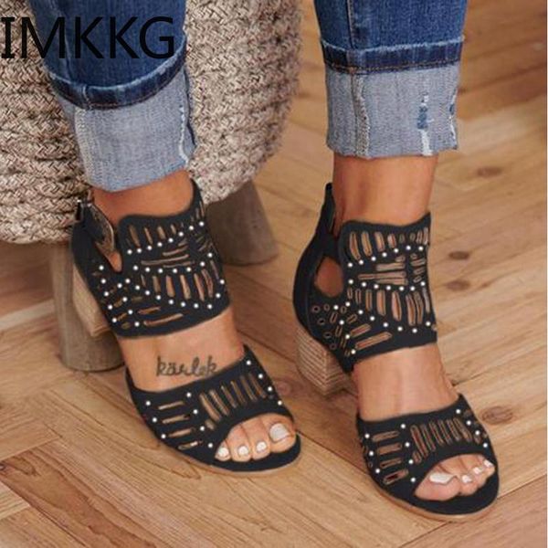2020 women fashion sandals women vintage hollow out peep toe square heel sandals high heels shoes zapatos mujer, Black
2020 women fashion sandals women vintage hollow out peep toe square heel sandals high heels shoes zapatos mujer, Black