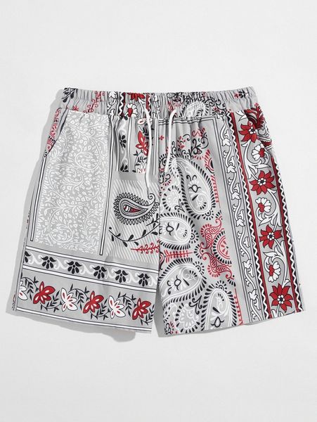 romwe guys paisley drawstring shorts m0fu#, Black
romwe guys paisley drawstring shorts m0fu#, Black