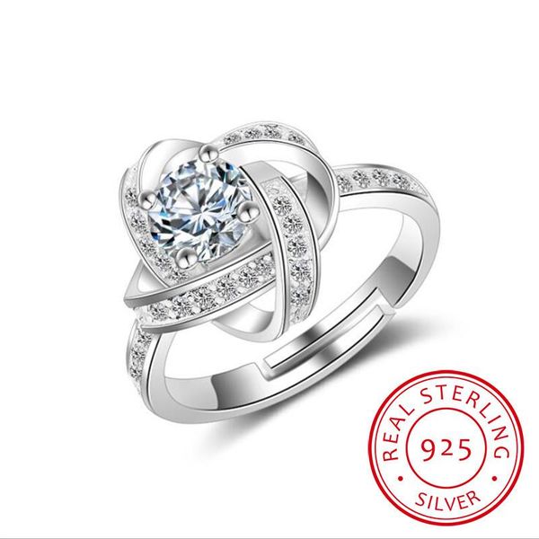 cluster rings arrivals 925 sterling silver crystal clover ring bague anillos pure fine jewelry for women, Golden;silver
cluster rings arrivals 925 sterling silver crystal clover ring bague anillos pure fine jewelry for women, Golden;silver