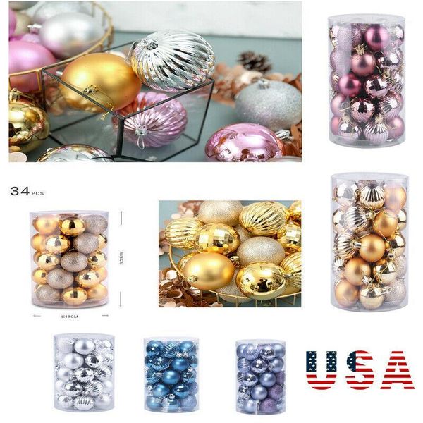 christmas decorations 34pc 40mm tree balls small bauble hanging home party ornament decor1
christmas decorations 34pc 40mm tree balls small bauble hanging home party ornament decor1