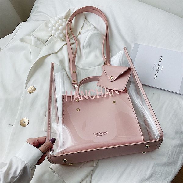 beautiful transparent woman korean jelly beach great skill to test portable water casual summer bag of 60tmb jky5
