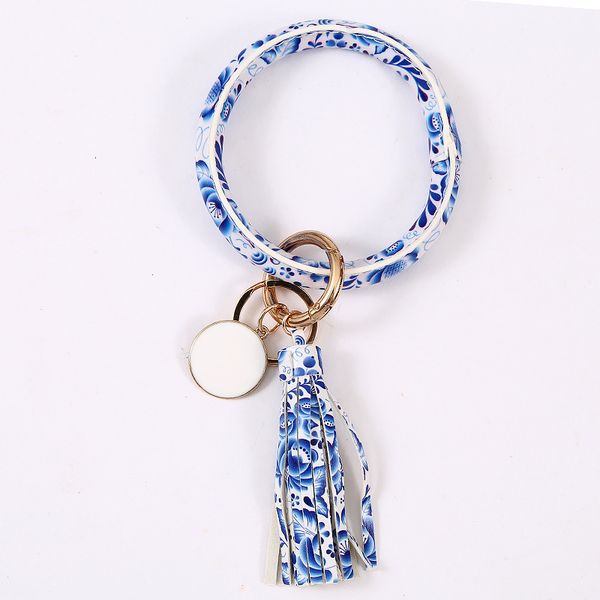 women tassels bracelets pu leather wrap 2020 ring leopard print keychain wristband sunflower circle bangle wristlet key, Silver
women tassels bracelets pu leather wrap 2020 ring leopard print keychain wristband sunflower circle bangle wristlet key, Silver