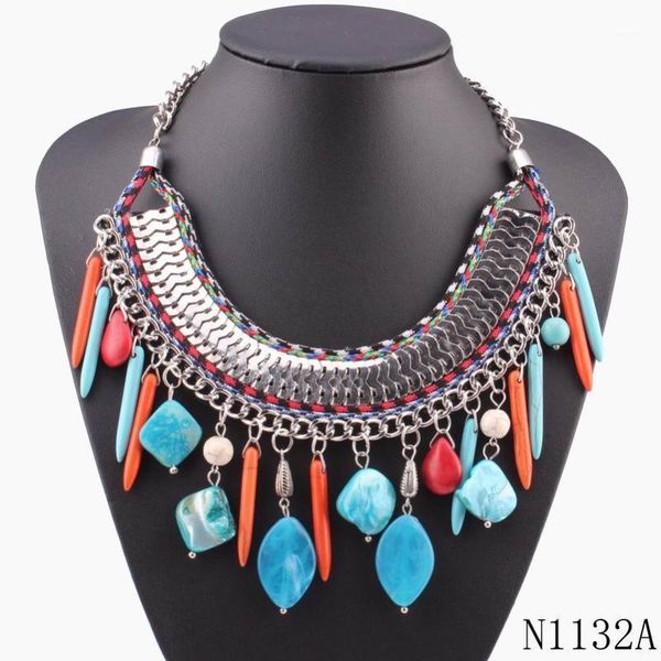 2020 new stone spike shell pendant necklace fashion design chain chunky statement women jewelry for christmas gifts1, Silver
2020 new stone spike shell pendant necklace fashion design chain chunky statement women jewelry for christmas gifts1, Silver