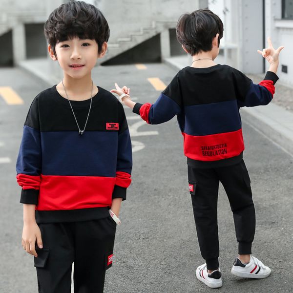 boys clothing set kids sport suit children clothing kids clothes boy set suits suits for boys winter autumn kids tracksuit sets y1118, White 
boys clothing set kids sport suit children clothing kids clothes boy set suits suits for boys winter autumn kids tracksuit sets y1118, White
