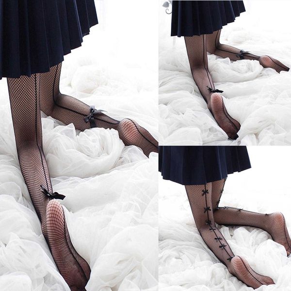 two styles ladies satin bow cute legs long tube transparent thigh stocking kousen dames hollow mesh high socks t3, Black;white
two styles ladies satin bow cute legs long tube transparent thigh stocking kousen dames hollow mesh high socks t3, Black;white