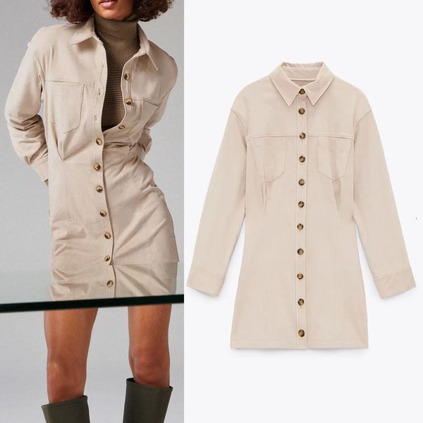 2021 new women faux suede mini shirt dress woman fashion patch pocket long sleeve collared pleated button-up ladies dresses 5db8, Black;gray
2021 new women faux suede mini shirt dress woman fashion patch pocket long sleeve collared pleated button-up ladies dresses 5db8, Black;gray