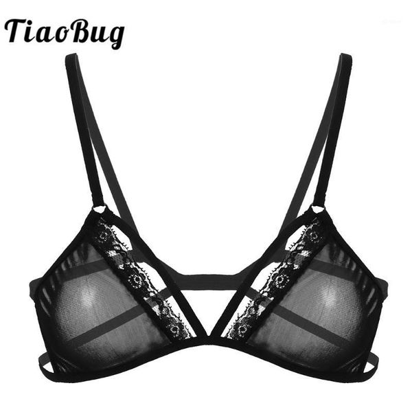 women see through sheer mesh lingerie adjustable straps deep v neck wire-unlined transparent open half cups erotic bra1, Red;black
women see through sheer mesh lingerie adjustable straps deep v neck wire-unlined transparent open half cups erotic bra1, Red;black