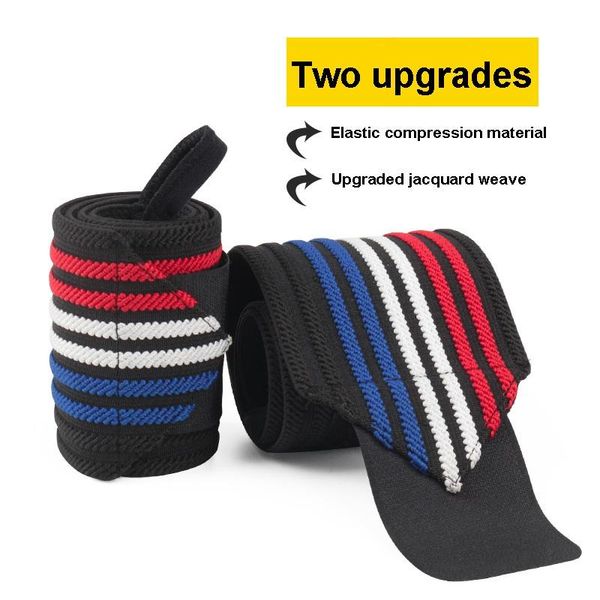 long sport wrist support nylon elastic adjustable weight lifting fitness wristband gym strap protection sportswear with thu, Black;red
long sport wrist support nylon elastic adjustable weight lifting fitness wristband gym strap protection sportswear with thu, Black;red