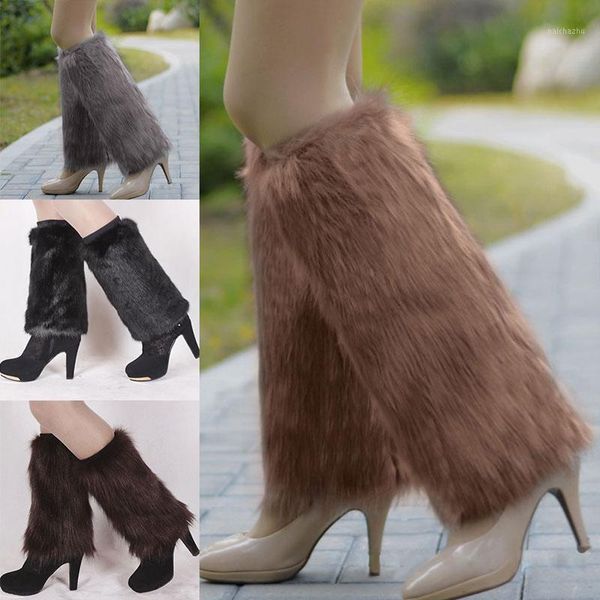 women boot covers europe and america winter solid color warm furry faux fur leggings long soft female1, Black;white
women boot covers europe and america winter solid color warm furry faux fur leggings long soft female1, Black;white