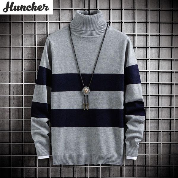 huncher men's turtleneck sweater men 2020 winter striped patchwork high collar jumper pullover sweaters oversized grey men, White;black
huncher men's turtleneck sweater men 2020 winter striped patchwork high collar jumper pullover sweaters oversized grey men, White;black