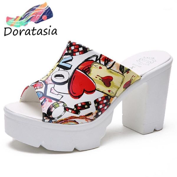 doratasia women open toe block heel shoes fashion leisure pumps women summer graffiti pumps1, Black
doratasia women open toe block heel shoes fashion leisure pumps women summer graffiti pumps1, Black