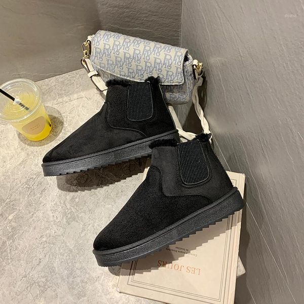 fur integrated snow boots women 2020 new versatile lovely plush thickened anti slip short tube winter thermal shoes1, Black
fur integrated snow boots women 2020 new versatile lovely plush thickened anti slip short tube winter thermal shoes1, Black
