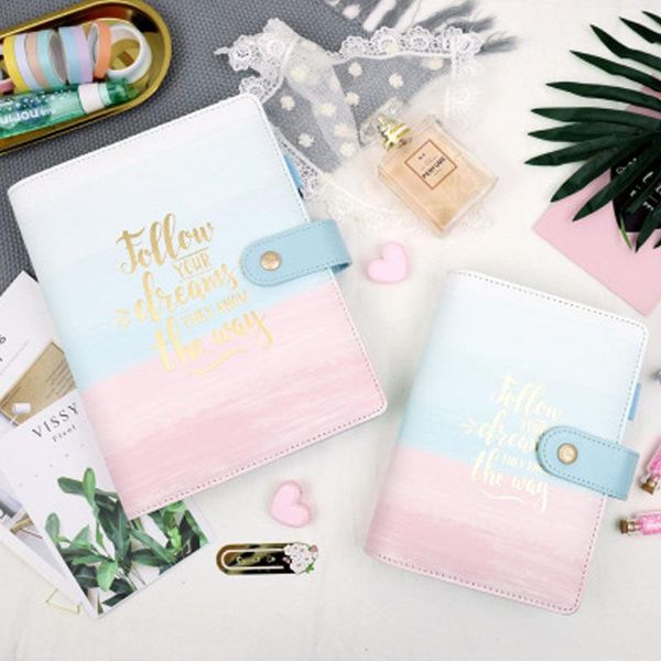 notepads 2021 yiwi a7 a6 fantasy colorful blue loose leaf binder planner pu leather notebook student school suplies, Purple;pink
notepads 2021 yiwi a7 a6 fantasy colorful blue loose leaf binder planner pu leather notebook student school suplies, Purple;pink