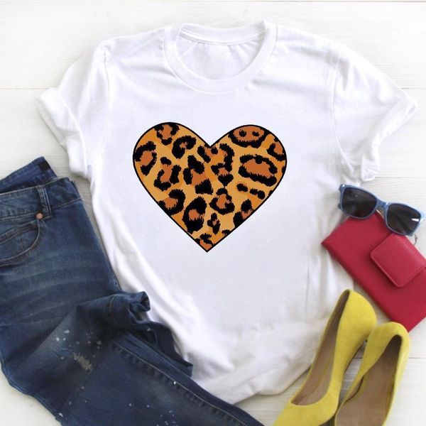 women leopard love heart valentine print fashion ladies summer t tee female shirt clothes tshirt womens graphic t-shirt, White 
women leopard love heart valentine print fashion ladies summer t tee female shirt clothes tshirt womens graphic t-shirt, White