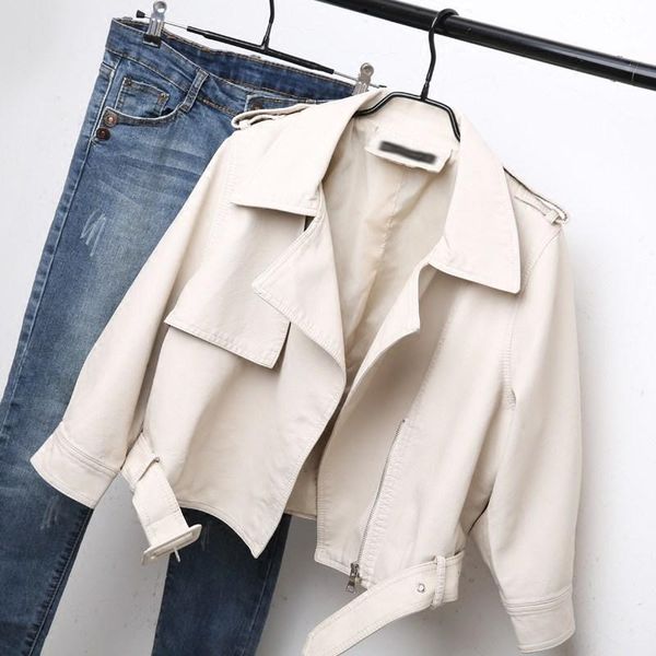 ailegogo новые весна женщины свободные fit faux кожаная куртка повседневная женская пу кожаные куртки ремень короткие черные байкер пиджаки, Black
ailegogo новые весна женщины свободные fit faux кожаная куртка повседневная женская пу кожаные куртки ремень короткие черные байкер пиджаки, Black