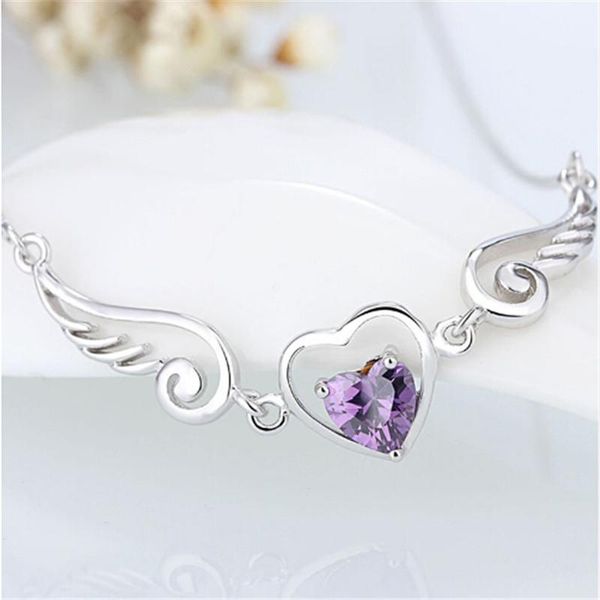 pendant necklaces fashion angel wing necklace small clean heart gift love collar female sweet simple jewelry for women beautiful, Silver
pendant necklaces fashion angel wing necklace small clean heart gift love collar female sweet simple jewelry for women beautiful, Silver