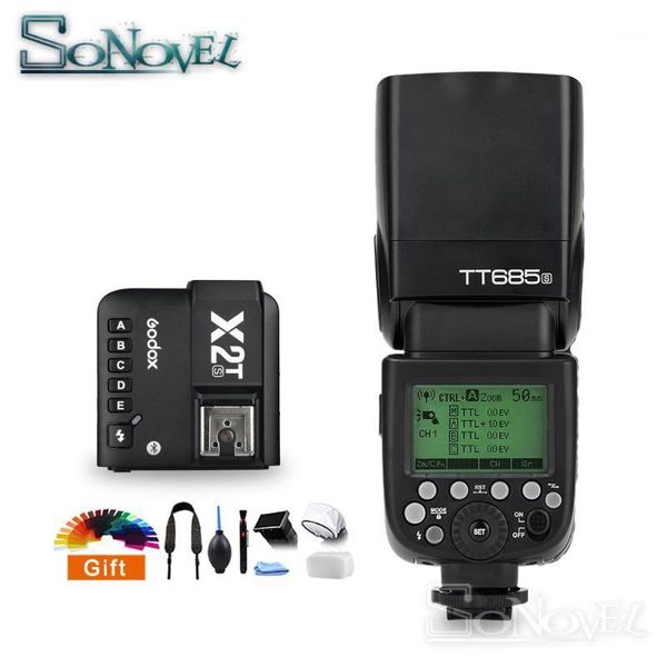 flashes godox685s 2.4g hss 1/8000sl gn60 wireless speedlite flash with x2t-sl transmitter trigger for a6400 a7riii a7s a91
flashes godox685s 2.4g hss 1/8000sl gn60 wireless speedlite flash with x2t-sl transmitter trigger for a6400 a7riii a7s a91
