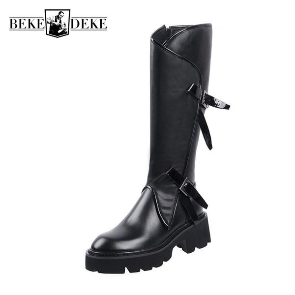 women genuine leather platform knee high boots street style fashion white high heel knight boots winter short plush long shoes, Black
women genuine leather platform knee high boots street style fashion white high heel knight boots winter short plush long shoes, Black