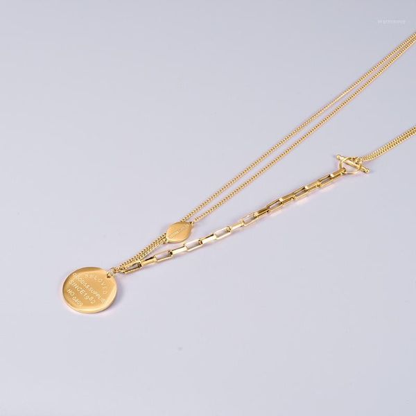 Letter Fashion Jewelry Long Titanium Steel Pendant Necklace Popular with Women Sweater Necklace1, Silver
Letter Fashion Jewelry Long Titanium Steel Pendant Necklace Popular with Women Sweater Necklace1, Silver