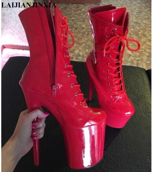 boots laijianjinxia stylish knightly 8 inch high heel ankle suitable women's autumn winter shoes 20 cm pole dancing, Black
boots laijianjinxia stylish knightly 8 inch high heel ankle suitable women's autumn winter shoes 20 cm pole dancing, Black