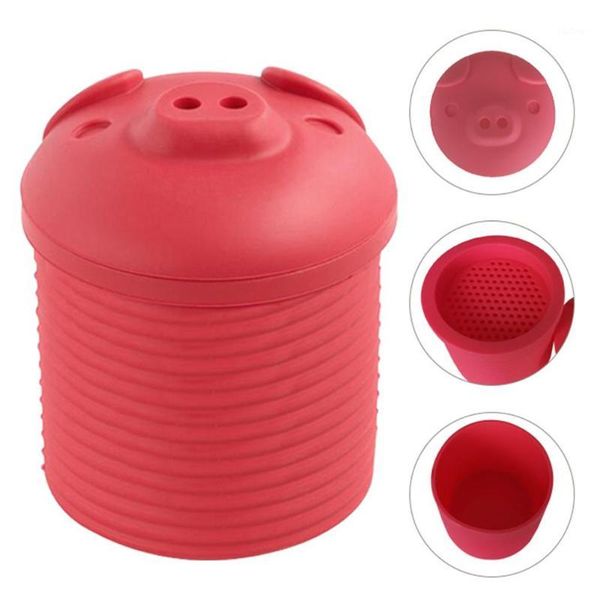 kitchen piggy shaped silicone oil strainer bacon grease storage can container1
kitchen piggy shaped silicone oil strainer bacon grease storage can container1