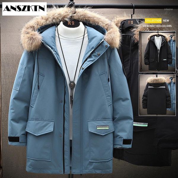 men's down & parkas anszktn arrival winter men jacket with real fur fashion casual parka thicken hooded couple women jackets1, Black
men's down & parkas anszktn arrival winter men jacket with real fur fashion casual parka thicken hooded couple women jackets1, Black