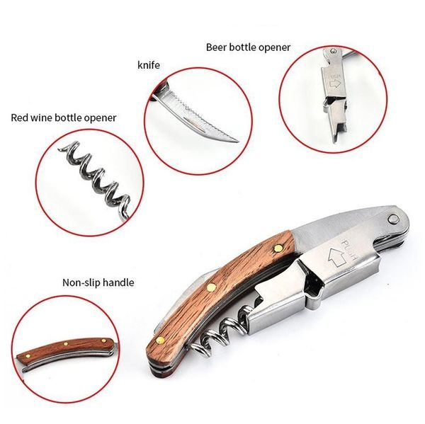 non-slip wood handle corkscrew knife pull tap double hinged beer red wine opener stainless steel bottle opener wmtntp my_home2010
non-slip wood handle corkscrew knife pull tap double hinged beer red wine opener stainless steel bottle opener wmtntp my_home2010