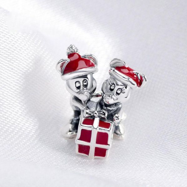 100% 925 sterling silver red enamel christmas gift present charm bead fits european jewelry charm bracelets, Black
100% 925 sterling silver red enamel christmas gift present charm bead fits european jewelry charm bracelets, Black