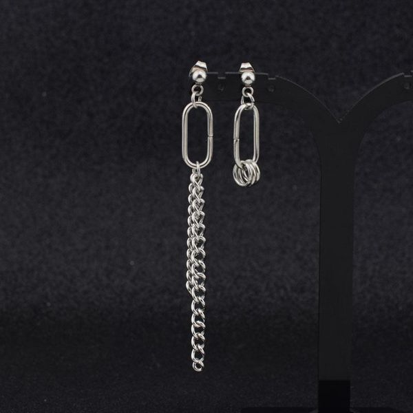 dangle & chandelier korean girls kpop stainless steel stud earring asymmetry geometry ear clip grunge punk rock titanium drop gift, Silver
dangle & chandelier korean girls kpop stainless steel stud earring asymmetry geometry ear clip grunge punk rock titanium drop gift, Silver