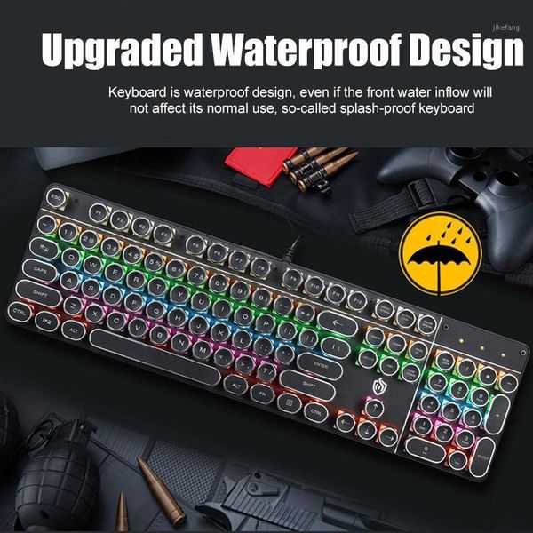 wired mechanical gaming keyboard 104 keys switches for gamers with 9 lighting effect vdx991
wired mechanical gaming keyboard 104 keys switches for gamers with 9 lighting effect vdx991