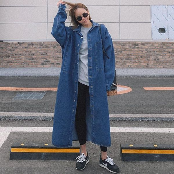 superaen spring and autumn jeans jacket loose oversized single breasted long women clothes1, Tan;black
superaen spring and autumn jeans jacket loose oversized single breasted long women clothes1, Tan;black